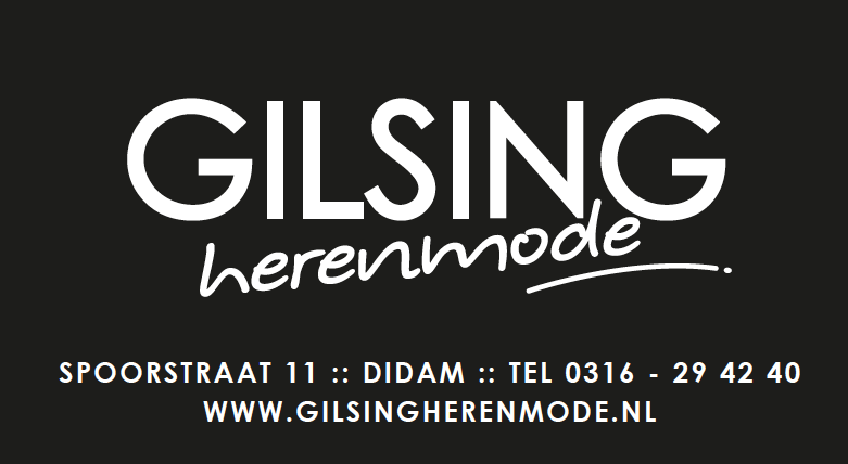 Gilsing Herenmode (tijdelijk hoofdsponsor!)